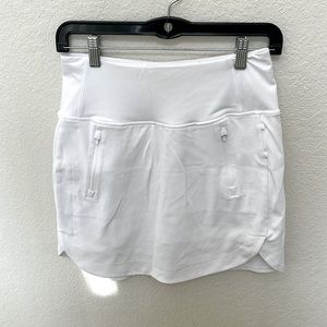 Athleta White Fairway Golf Skort 18”